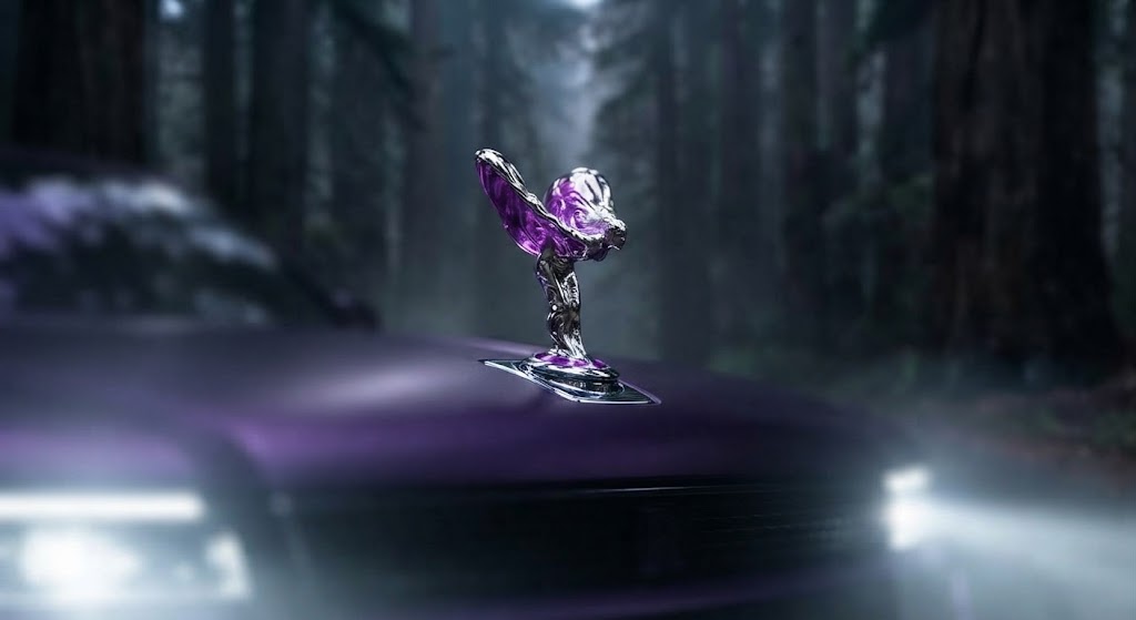 Custom Platinum & Amethyst Spirit of Ecstasy
